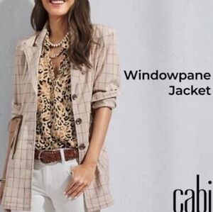 Cabi Windowpane Jacket
